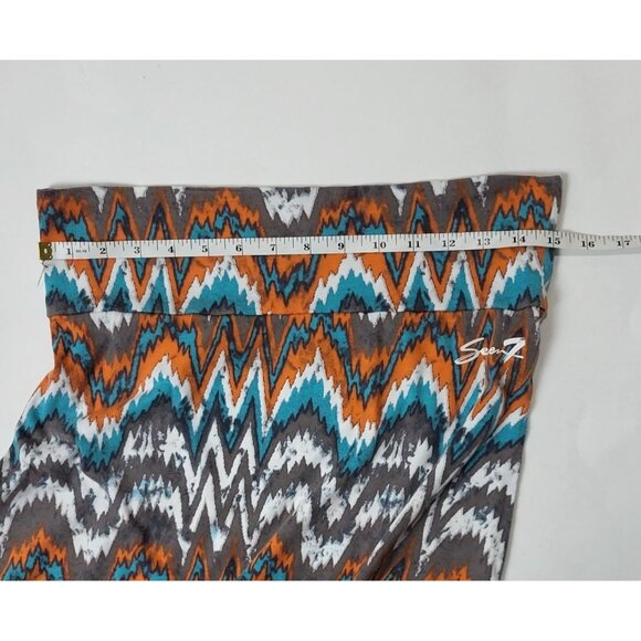 Seven7 For All Mankind Womens Chevron Cotton Maxi Skirt Size Medium - Picture 4 of 7